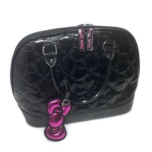 Hello Kitty Black Purse Bag Patent Leather